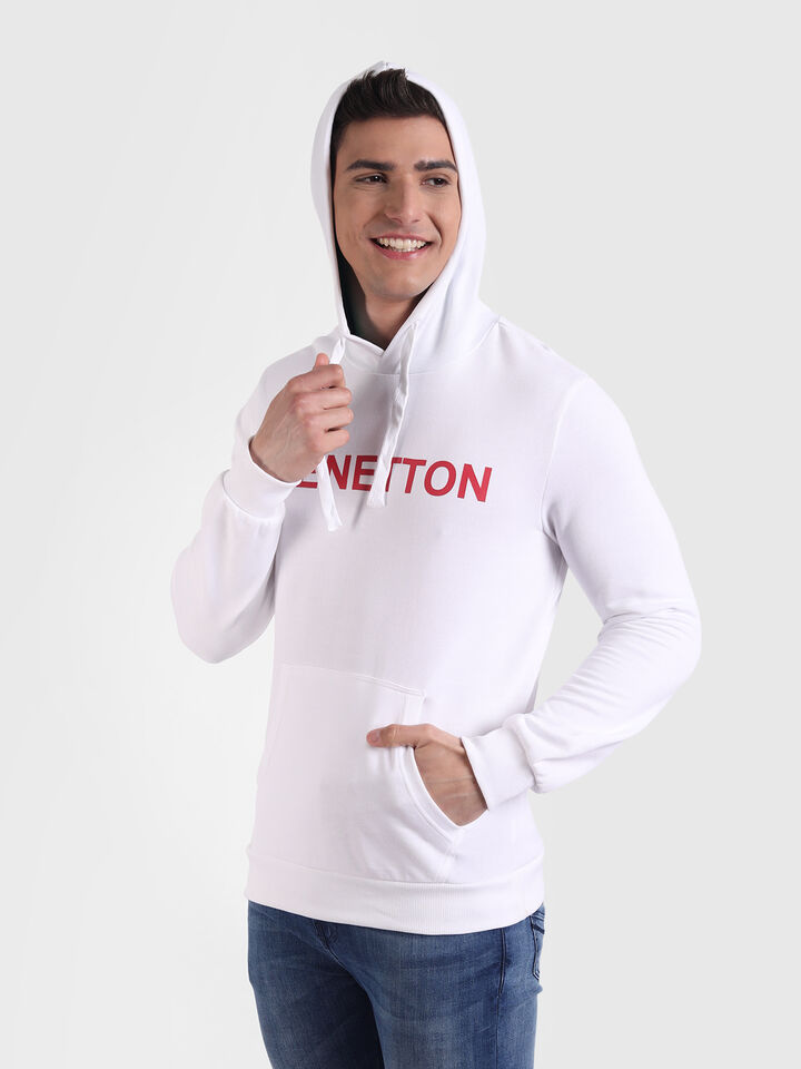 Basic Hoodie With Print image number 2